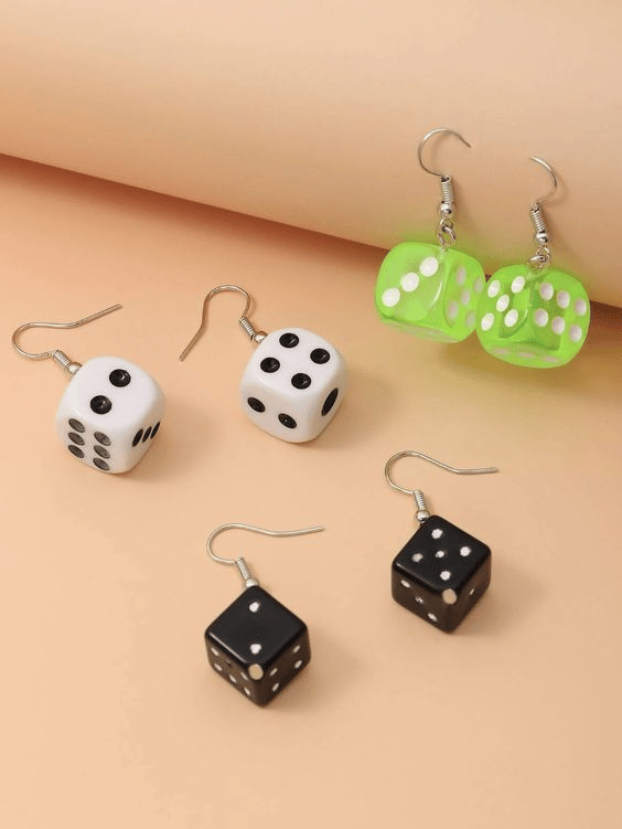 Cute Earingss Snake print